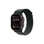 Apple Watch Ultra 2 GPS+Cellular, 49mm Titanium Case with Dark Green Alpine Loop