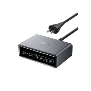 Anker Prime Charger (200W, 6 Ports, GaN)  Silve