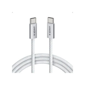 Anker Zolo USB-C to USB-C Cable 240W  Braided (1.8m/6ft) -White