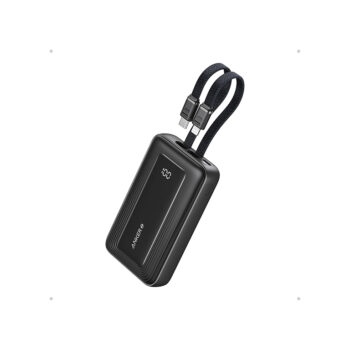 Anker Zolo Power Bank (20K, 30W, Built-In  USB-C and Lightning Cable)