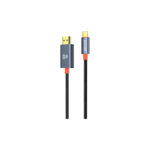 Porodo Woven Cable Type C To HDMI 2M Black  Orange
