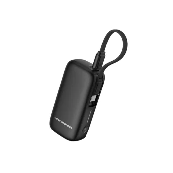 Powerology PD 20W QC 18W PP065 5000mAh Power Bank - Black