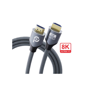 Powero+ Visual 8K Braided  HDMI to  HDMI Cable 5m - Grey