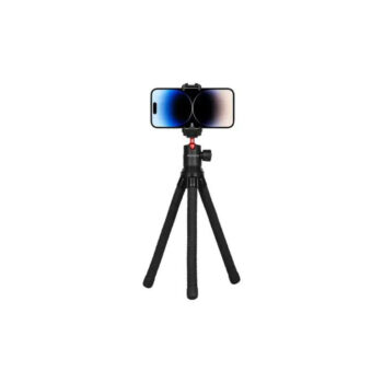 Porodo Flexible Tripod Stand 39CM -Black