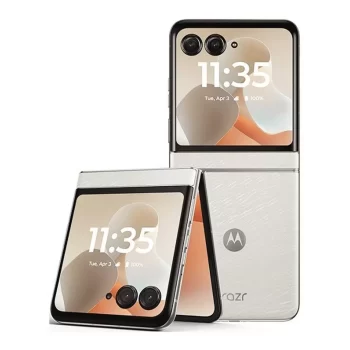 Motorola Moto Razr 60 5G Phone, 6.9", 256GB, 8 RAM, white