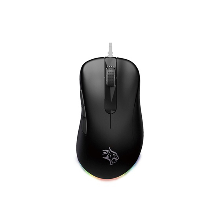 Porodo Gaming BlackHawk 8D Wired Gaming Mouse PWM3389 Sensor With TTC Switch-Black